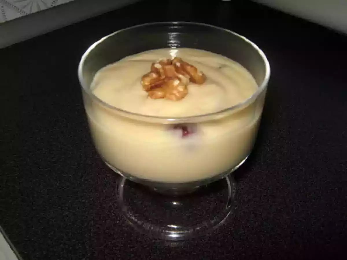 Natillas ligeras de manzana