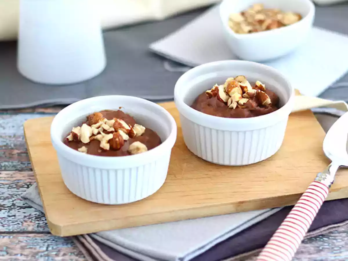 Natillas veganas de avellana (sin gluten, sin huevo, sin lactosa) - foto 2