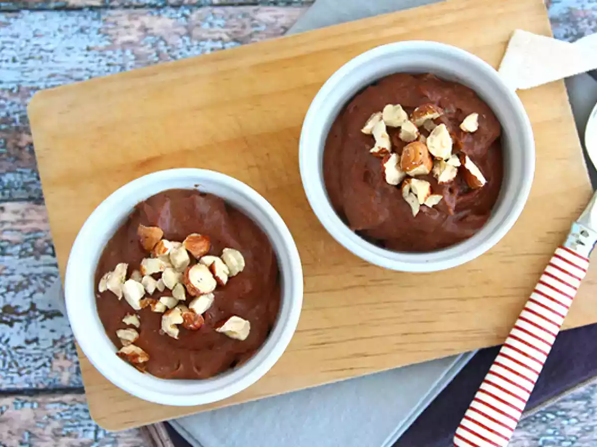 Natillas veganas de avellana (sin gluten, sin huevo, sin lactosa) - foto 3