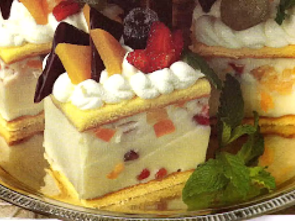 Navidad: postre semi helado