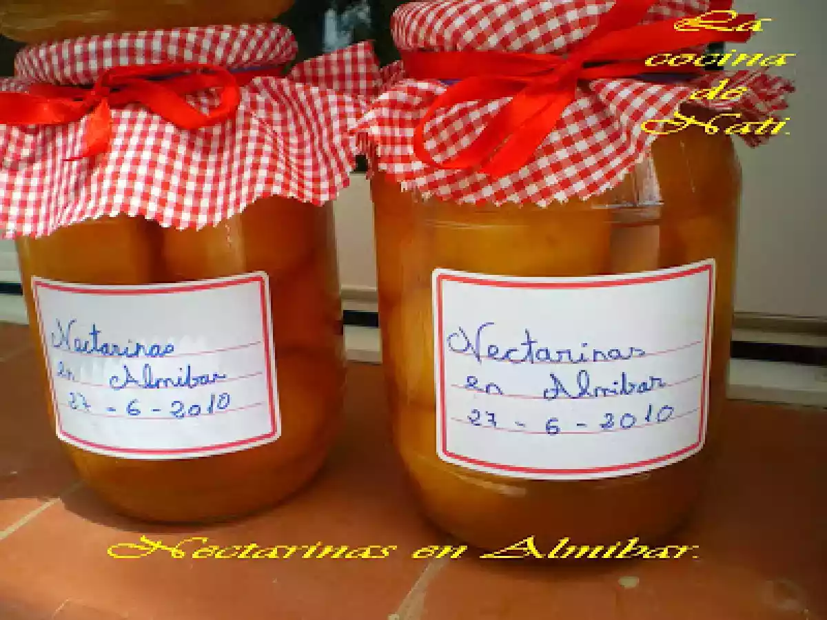 NECTARINA O FRESQUILLA EN ALMIBAR - foto 2