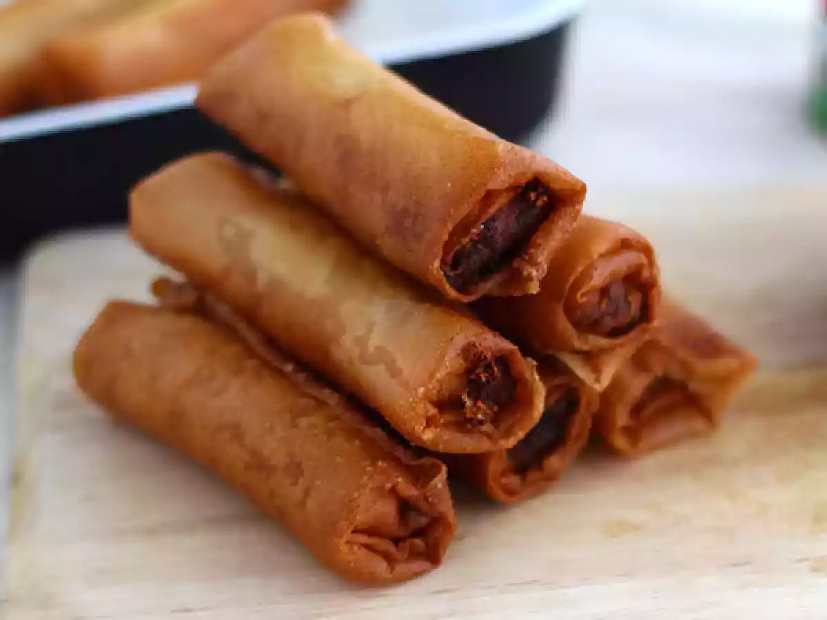 Nems de pizza, rollitos de primavera de pizza extra crujientes - foto 2