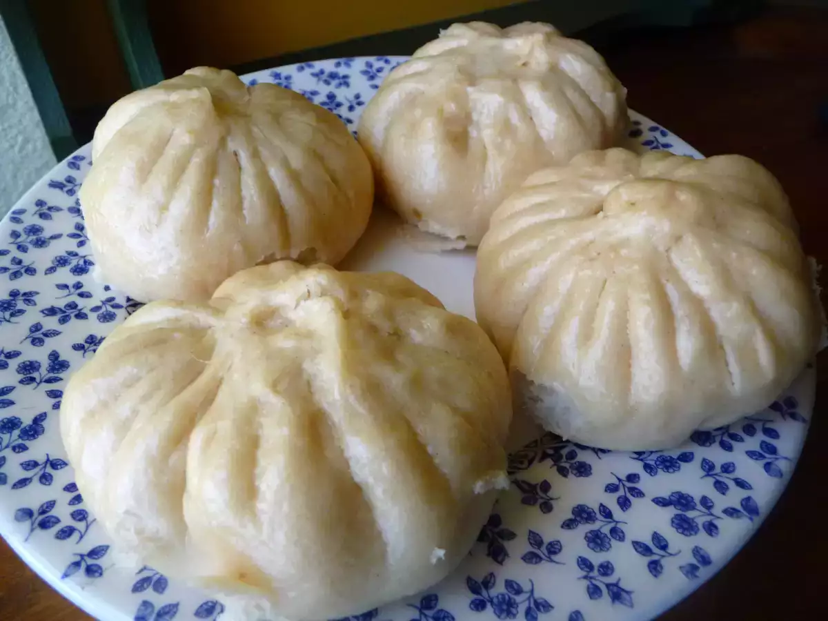 Nikuman, bollos rellenos de cerdo al vapor - foto 3