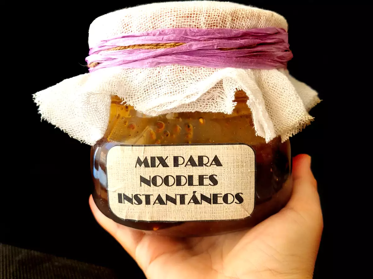 Noodles preparados con mix casero para noodles - foto 8