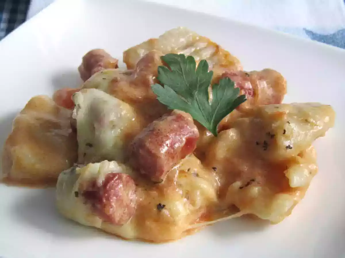 Ñoquis con Chistorra