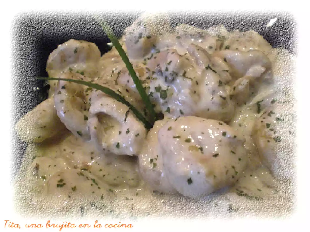 Ñoquis de calabaza con crema de champis - foto 2