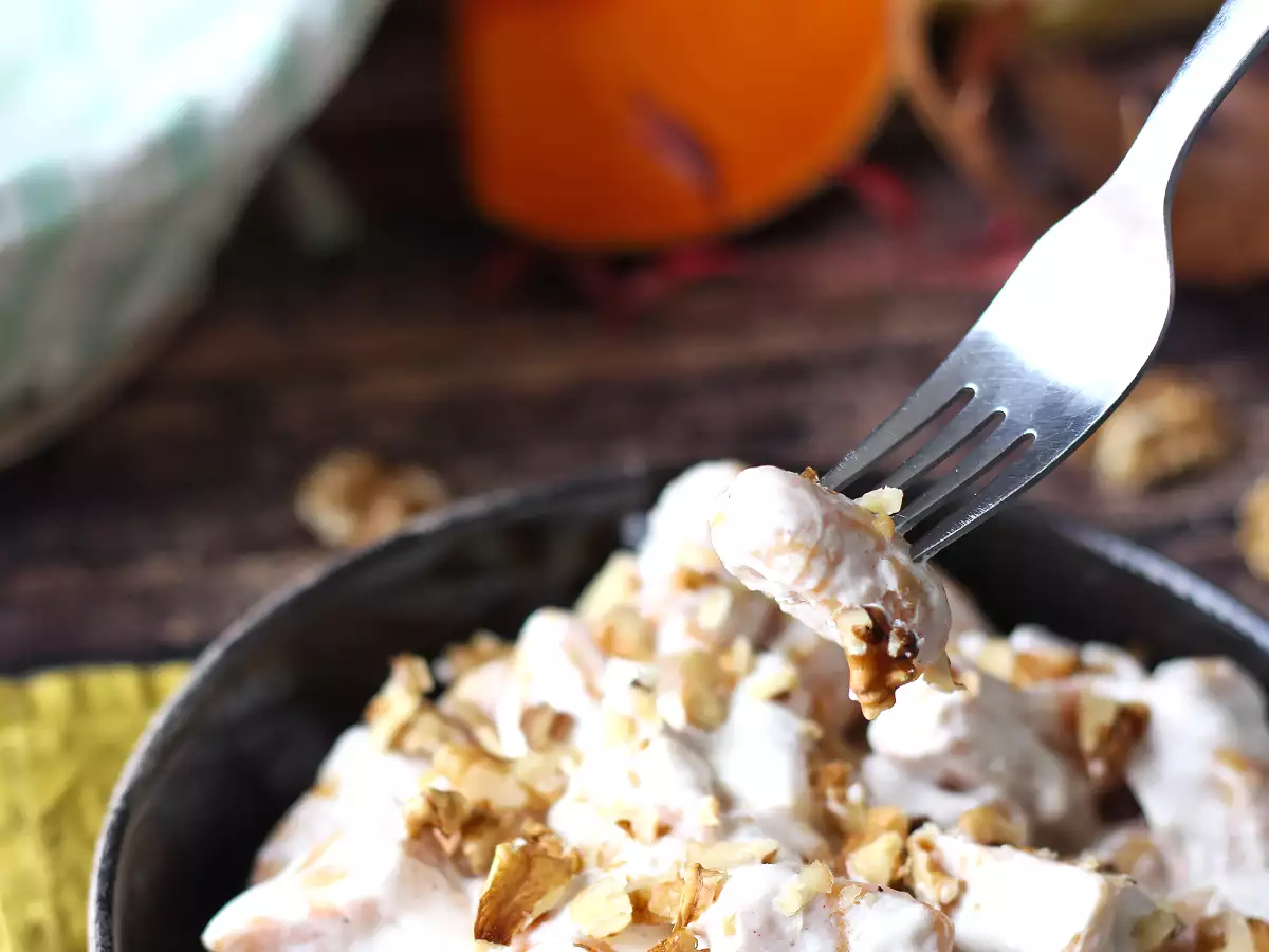 Ñoquis de calabaza con salsa cremosa de Philadelphia y nueces crujientes - foto 2