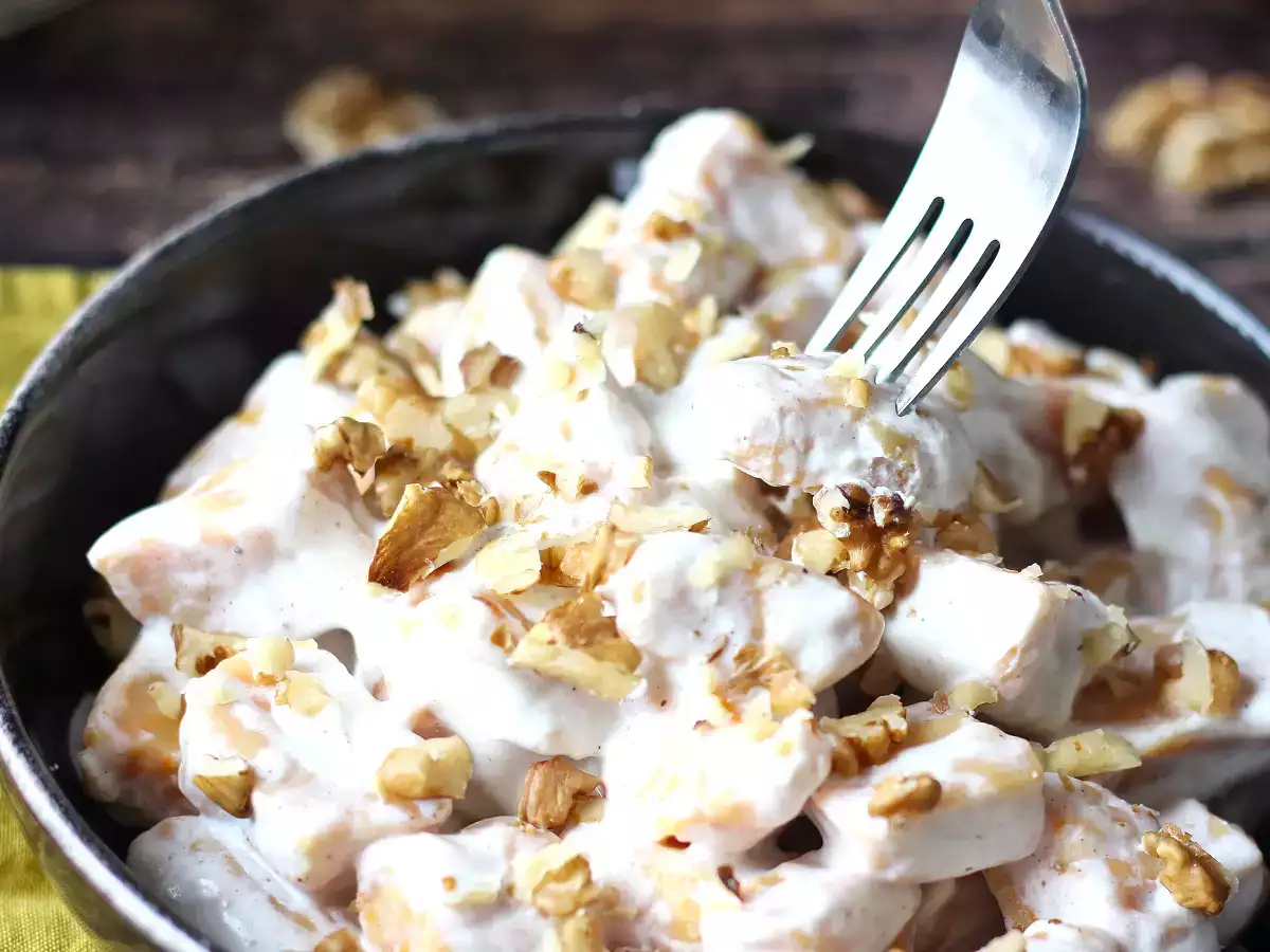 Ñoquis de calabaza con salsa cremosa de Philadelphia y nueces crujientes - foto 5