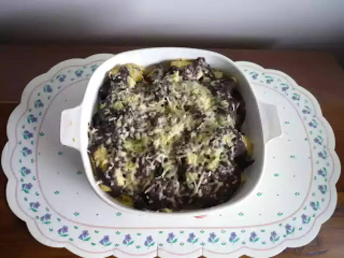 Ñoquis de Ñame / Yautía o Malanga con salsa de Habichuelas Negras - foto 2