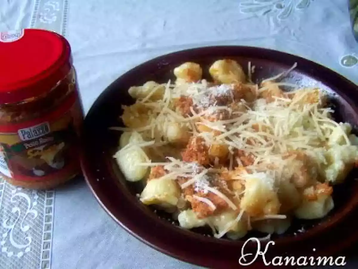 Ñoquis de papa al pesto rosso - foto 4