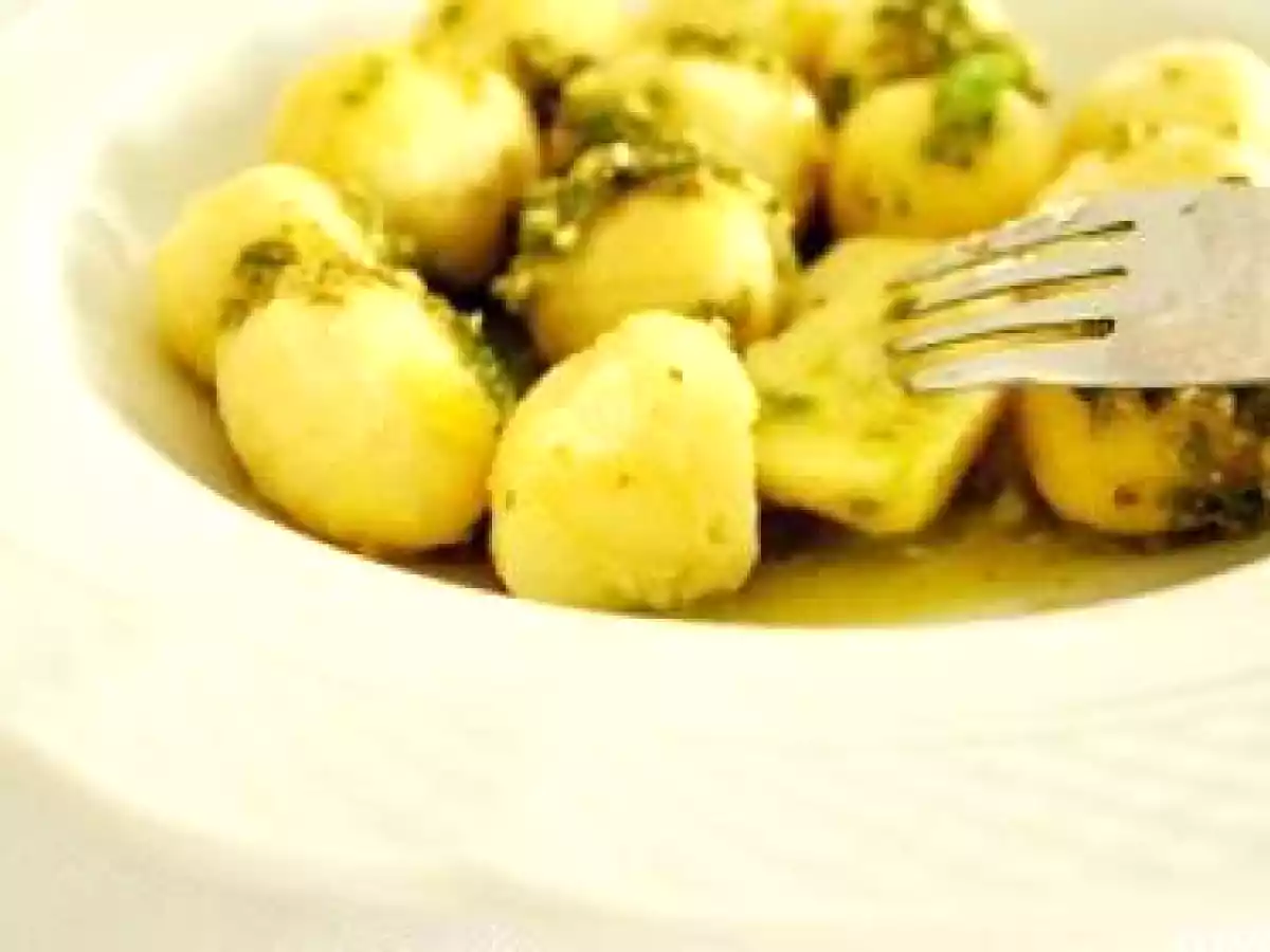 Ñoquis de papa rellenos de mozzarella sin gluten