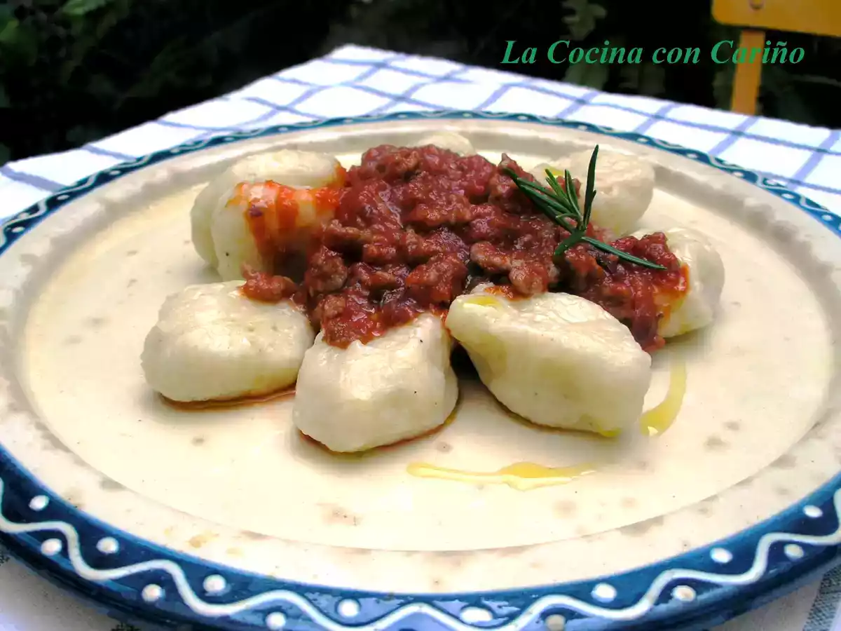 Ñoquis de patata con boloñesa agridulce - foto 4