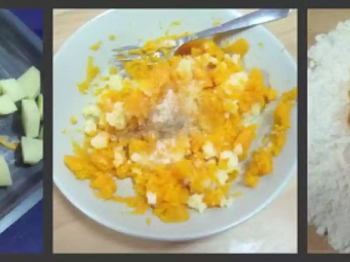 Ñoquis de patata y calabaza con salsa de vino tinto - foto 2