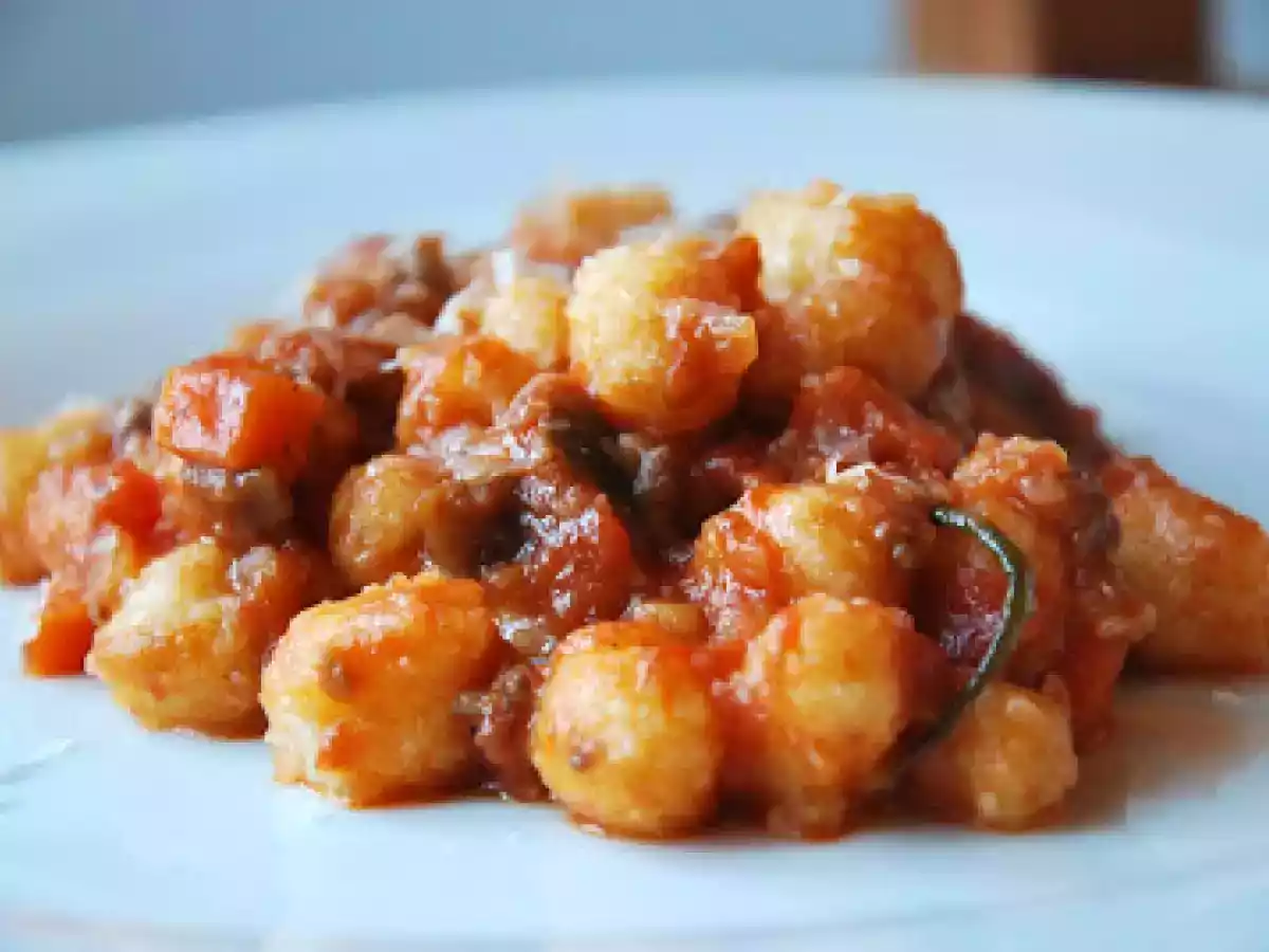 Ñoquis de patata y harina de arroz