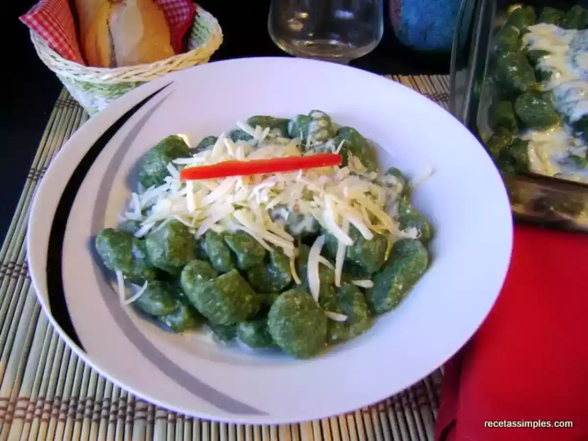 Ñoquis de ricota y espinaca