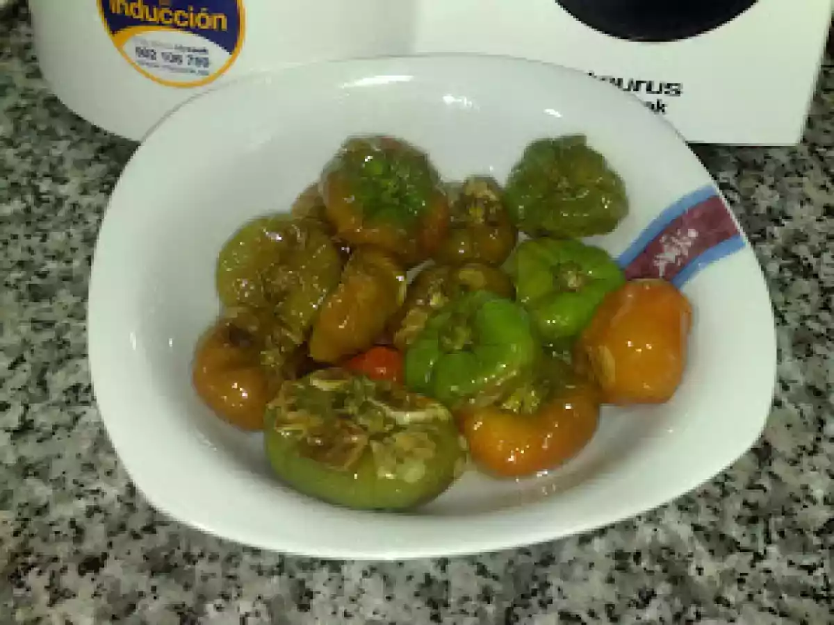 Ñoras frescas con tomate y huevo