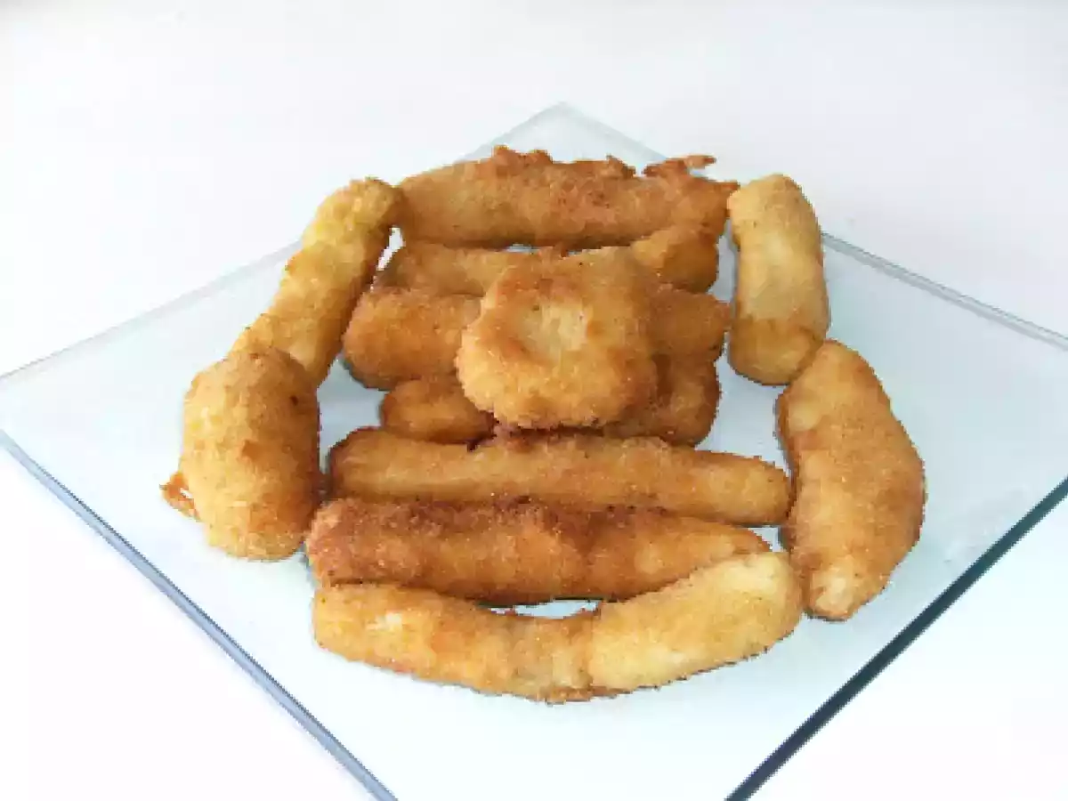 Nugets de emperador y masa de empanadillas
