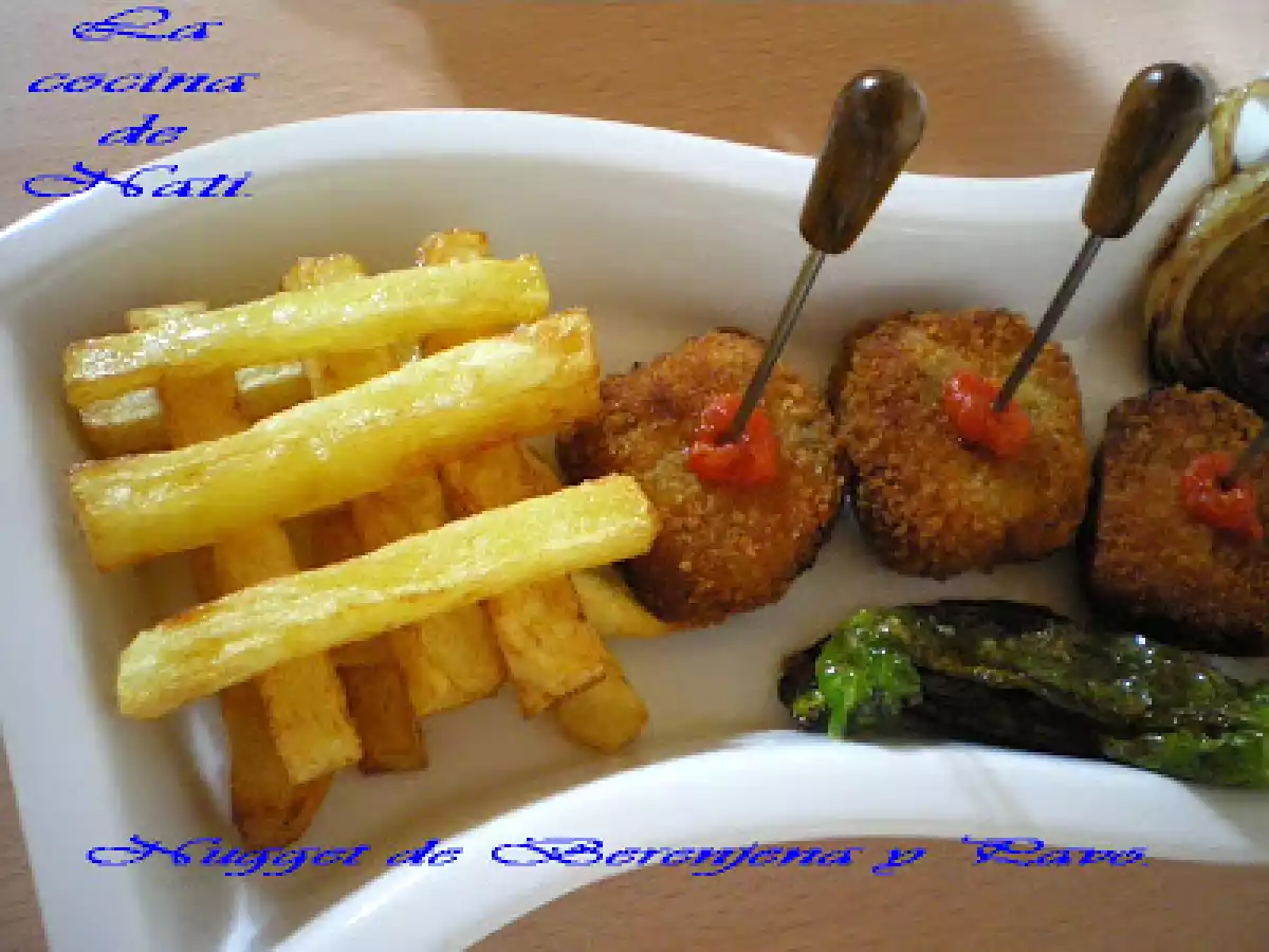 NUGGET DE BERENJENA Y PAVO.