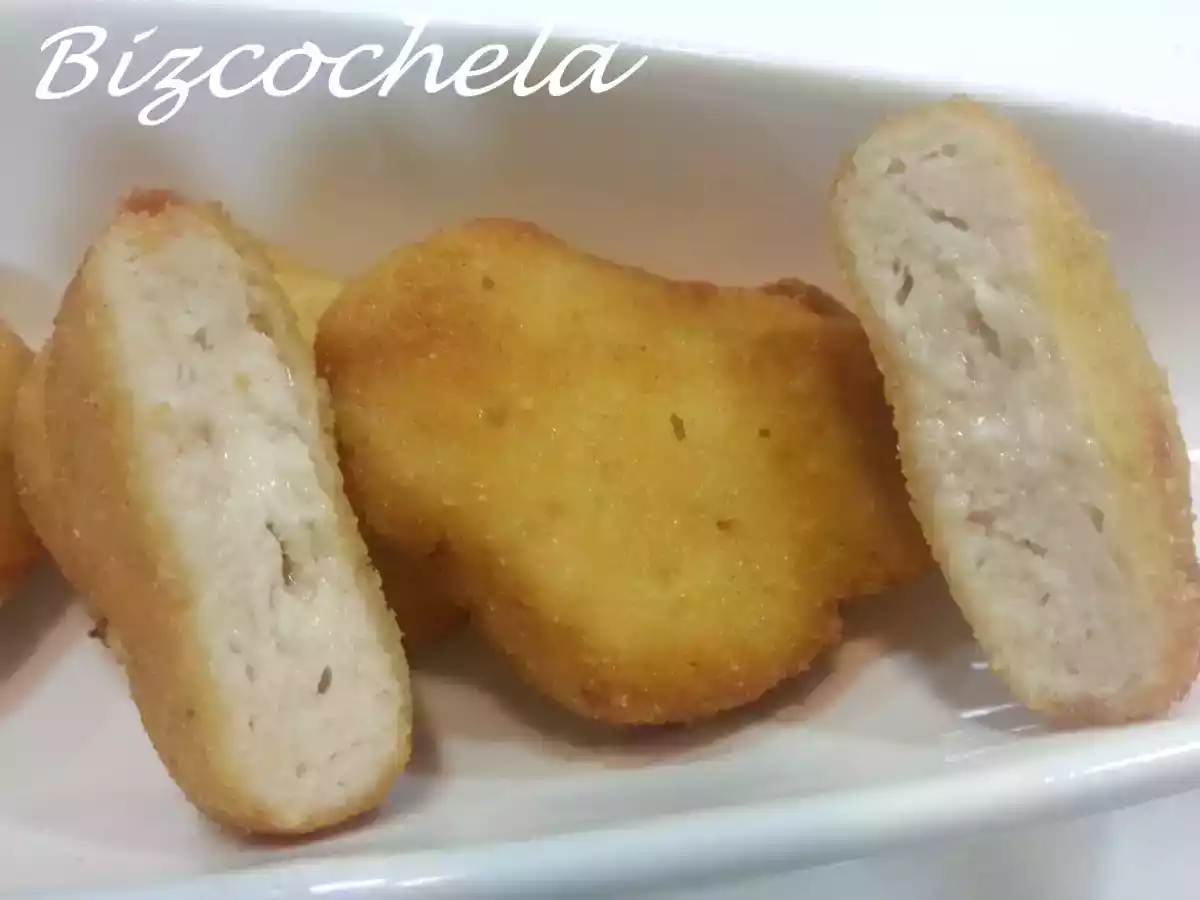 Nuggets de pollo caseros