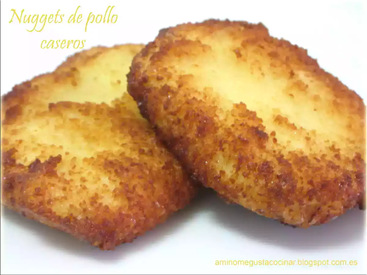 Nuggets jugosos de pollo caseros
