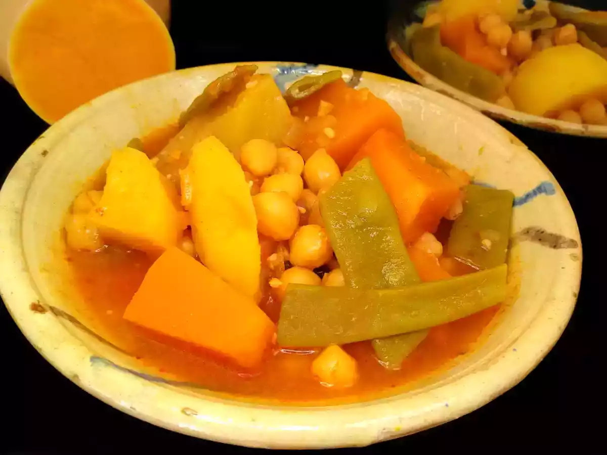 Olla gitana {Potaje tradicional murciano de legumbres y verduras} - foto 3