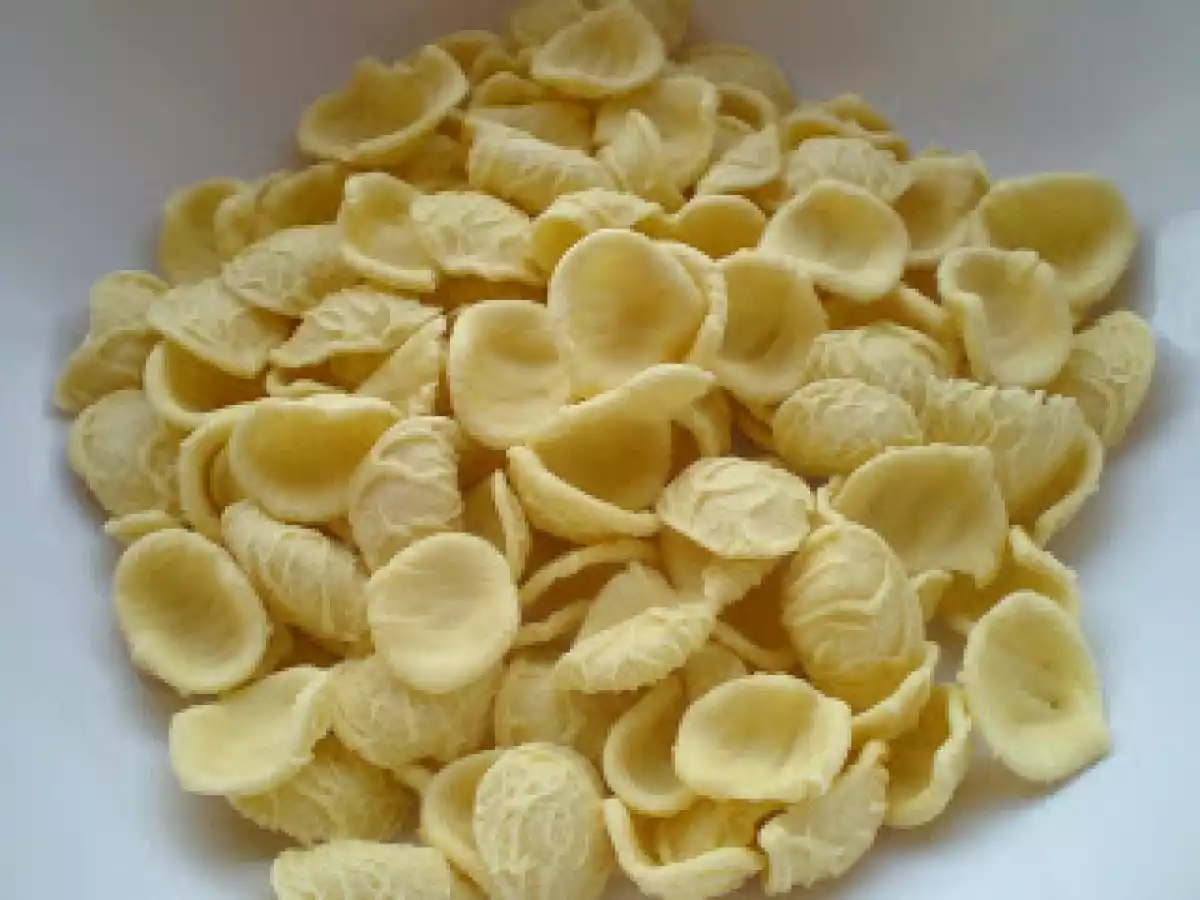 Orecchiette con verduras y pesto de rúcula y nueces - foto 3