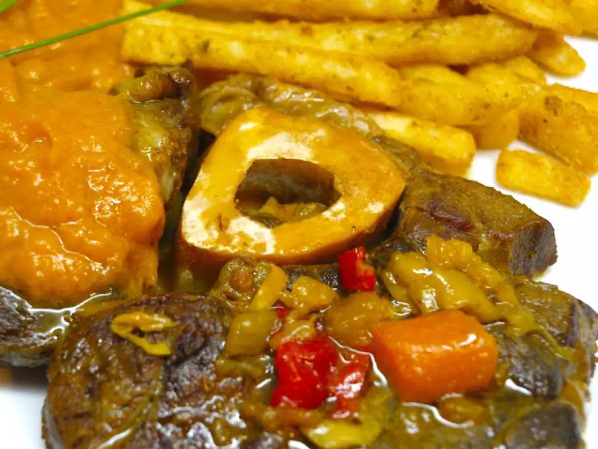 OSOBUCO DE TERNERA CON SOFRITO DE CALABAZA - foto 3