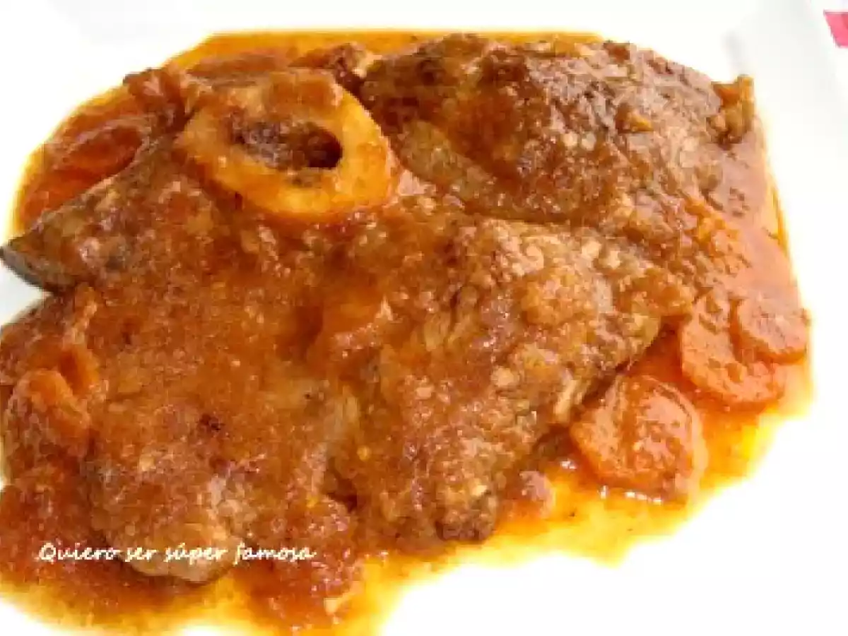 Ossobuco a la milanesa con gremolata