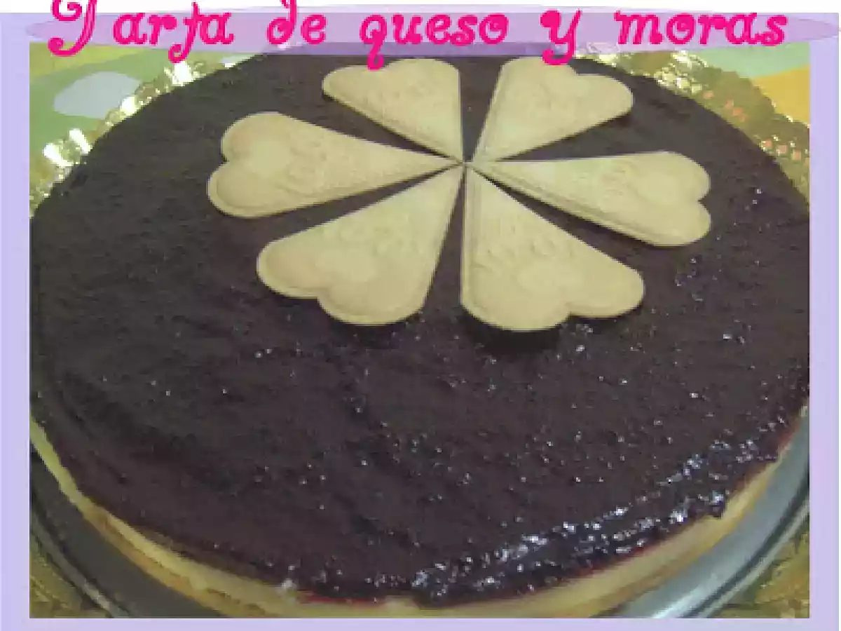 OTRA TARTA DE QUESO CON COBERTURA DE MORAS