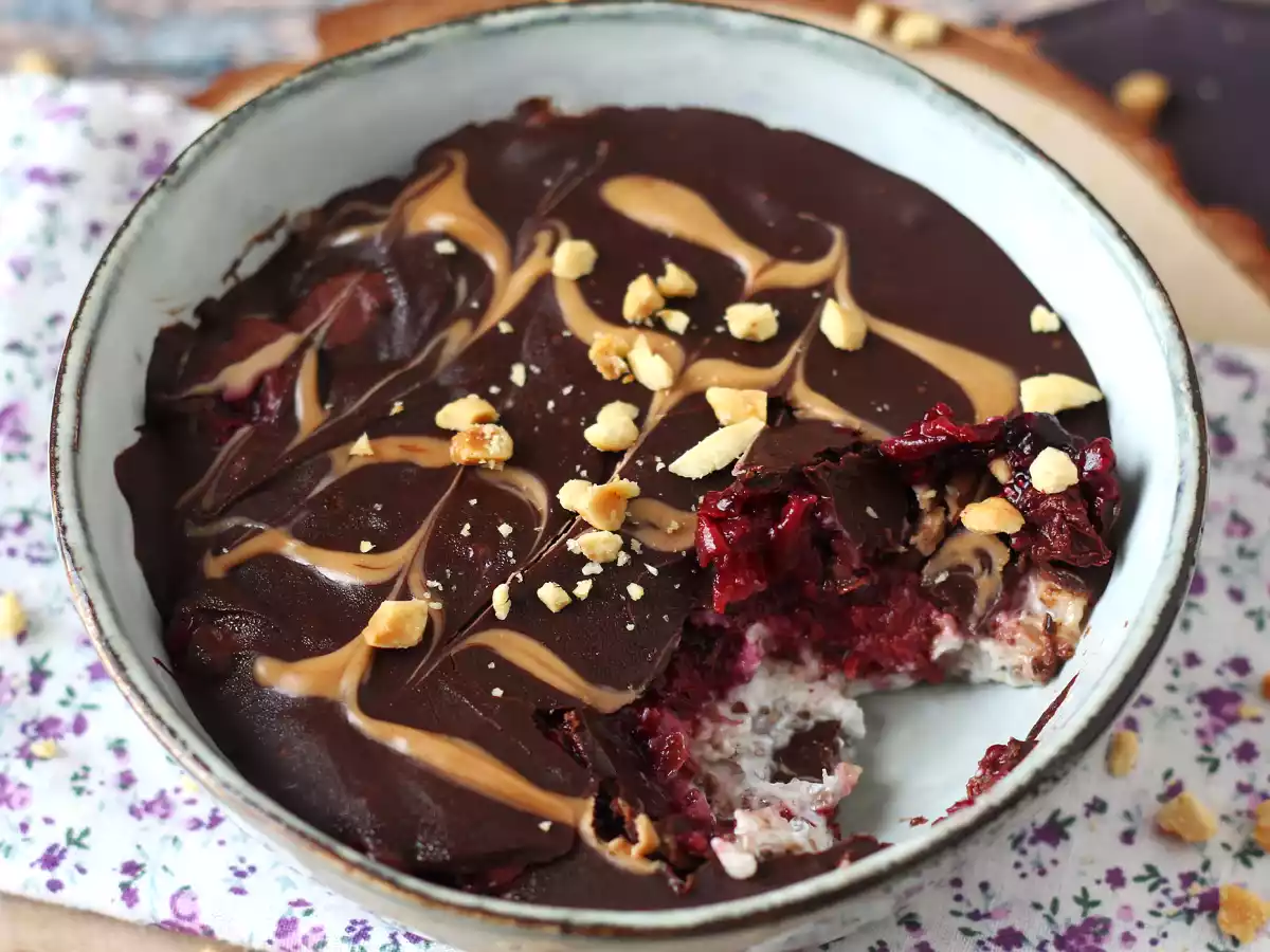 Overnight Oats con frutos rojos y chocolate, ¡un desayuno saludable y delicioso! - foto 5