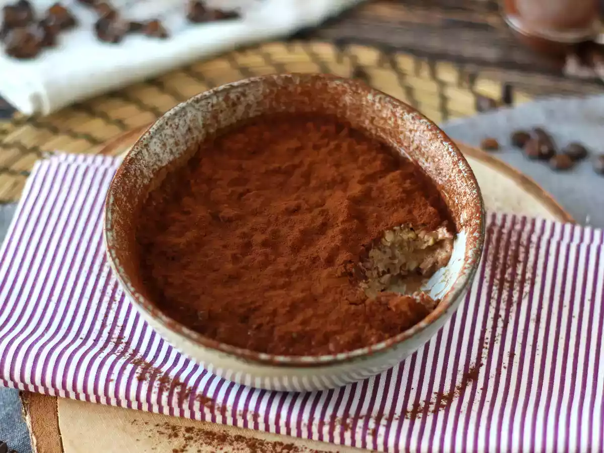Overnight oats sabor tiramisú. La deliciosa avena reposada que alegrará tus mañanas - foto 4