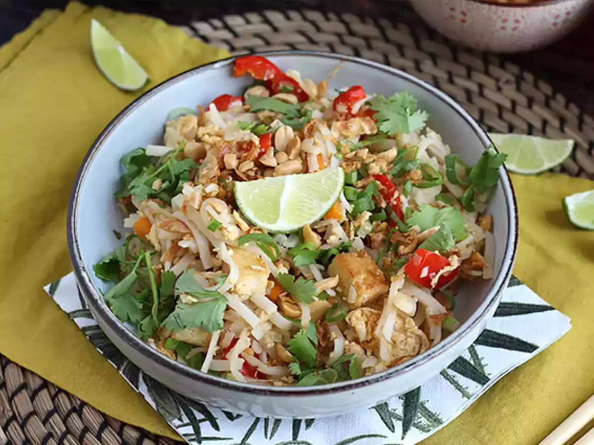 Pad Thai con tofu