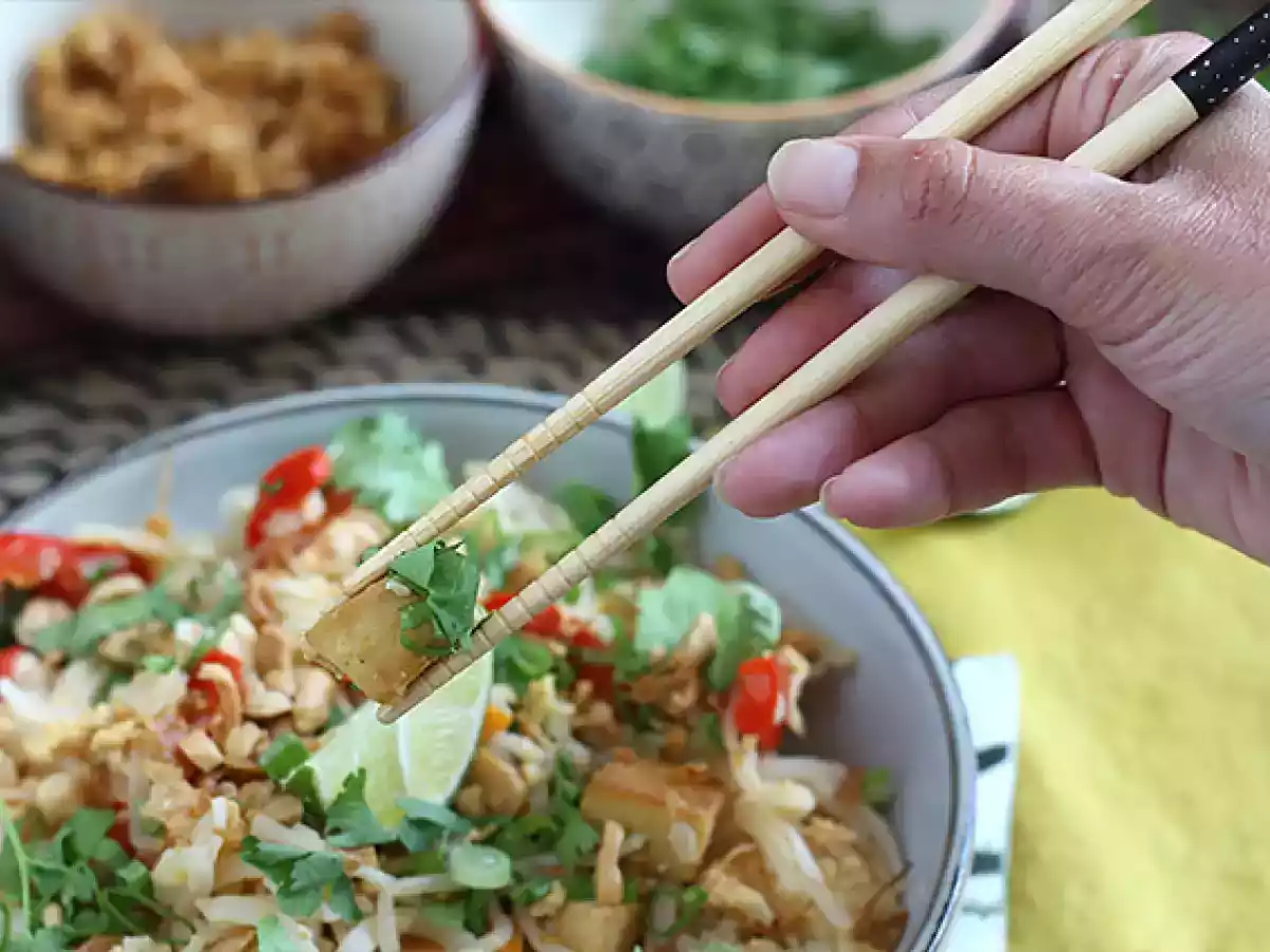 Pad Thai con tofu - foto 4