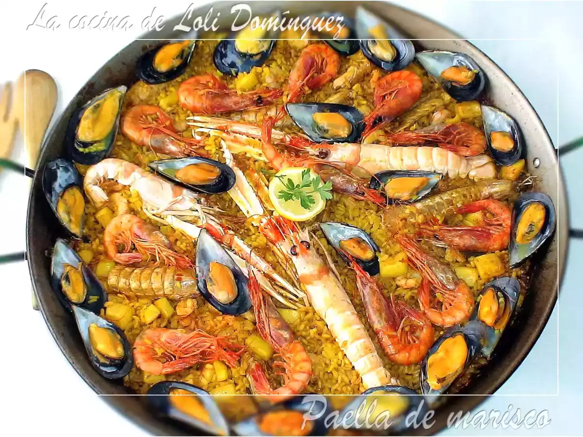 Paella de marisco
