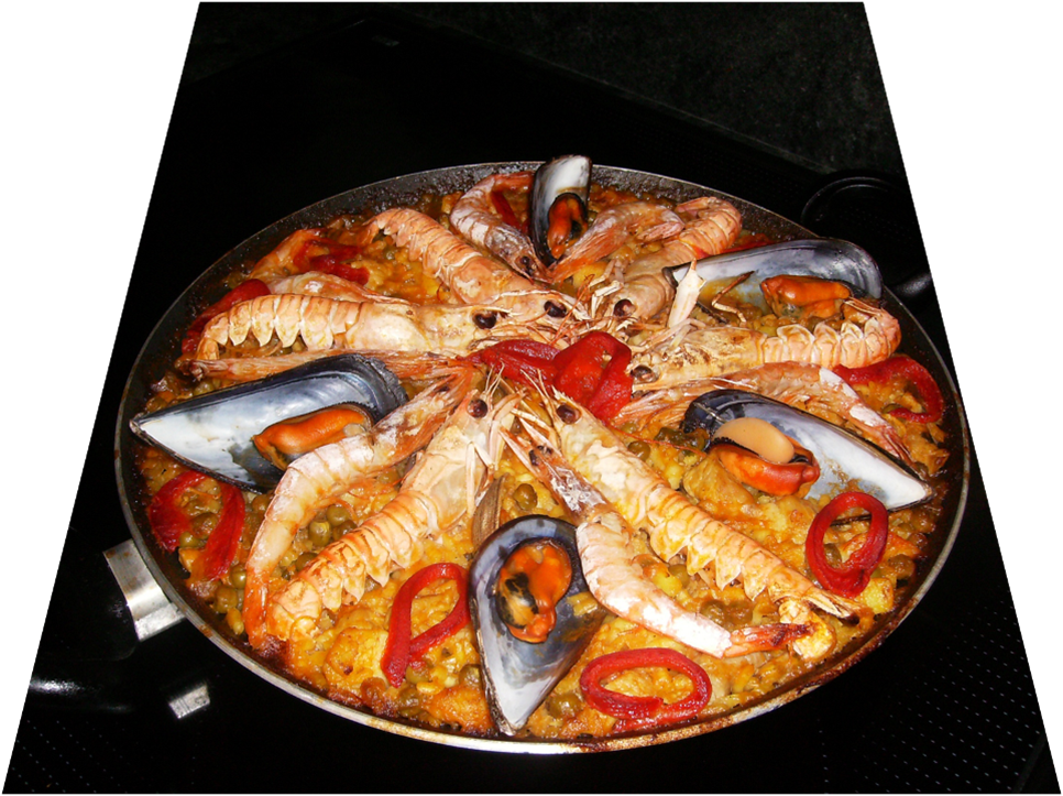 Paella de mariscos Receta Petitchef