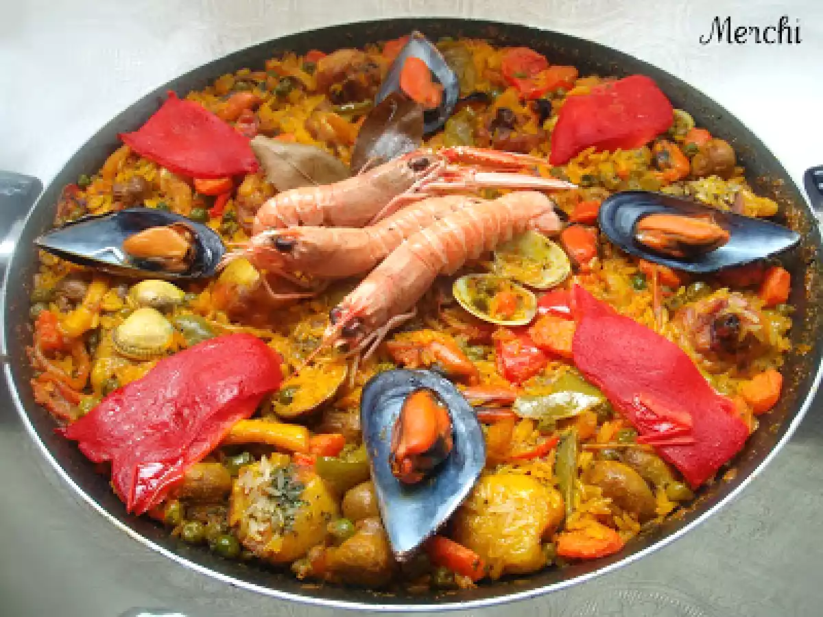 Paella mixta a mi estilo