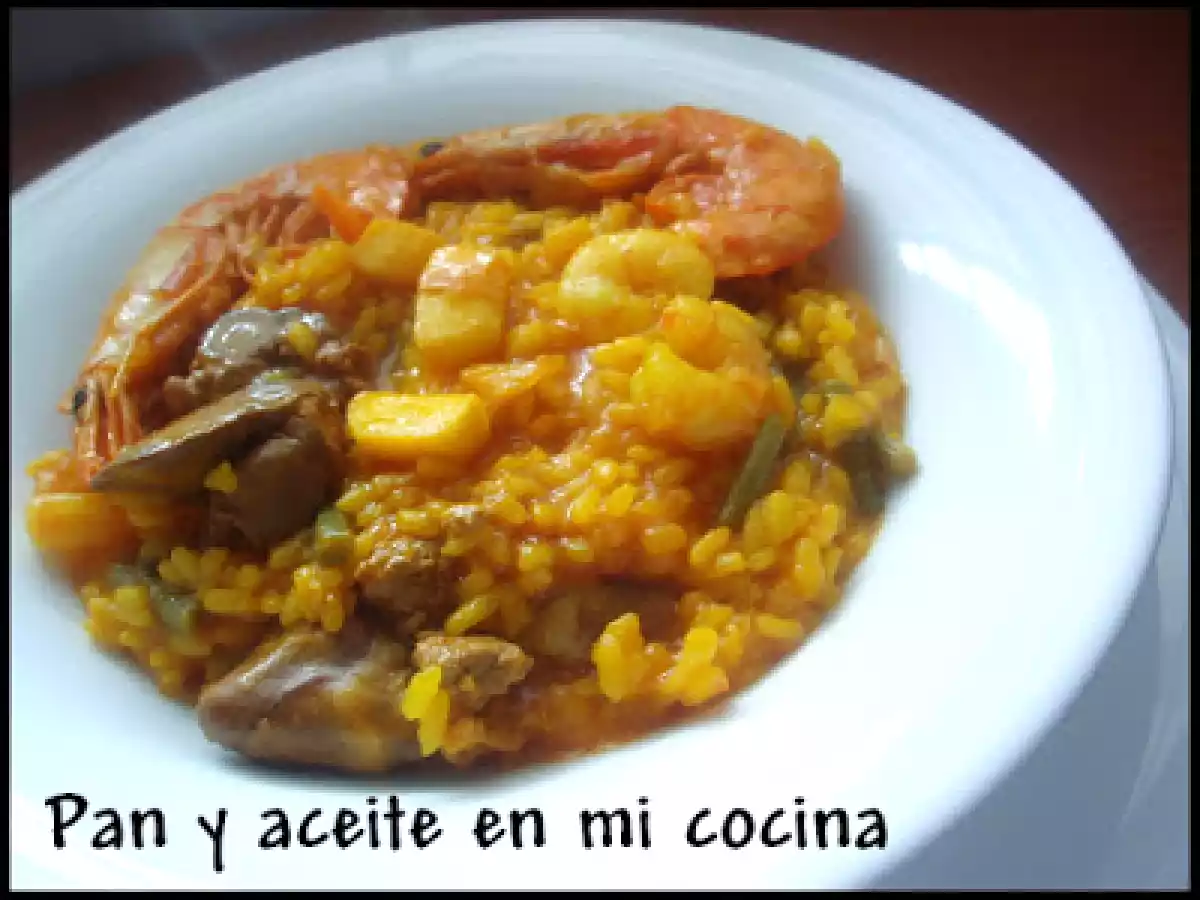 PAELLA MIXTA CON HIGADITOS DE POLLO (SUPERCHEF)