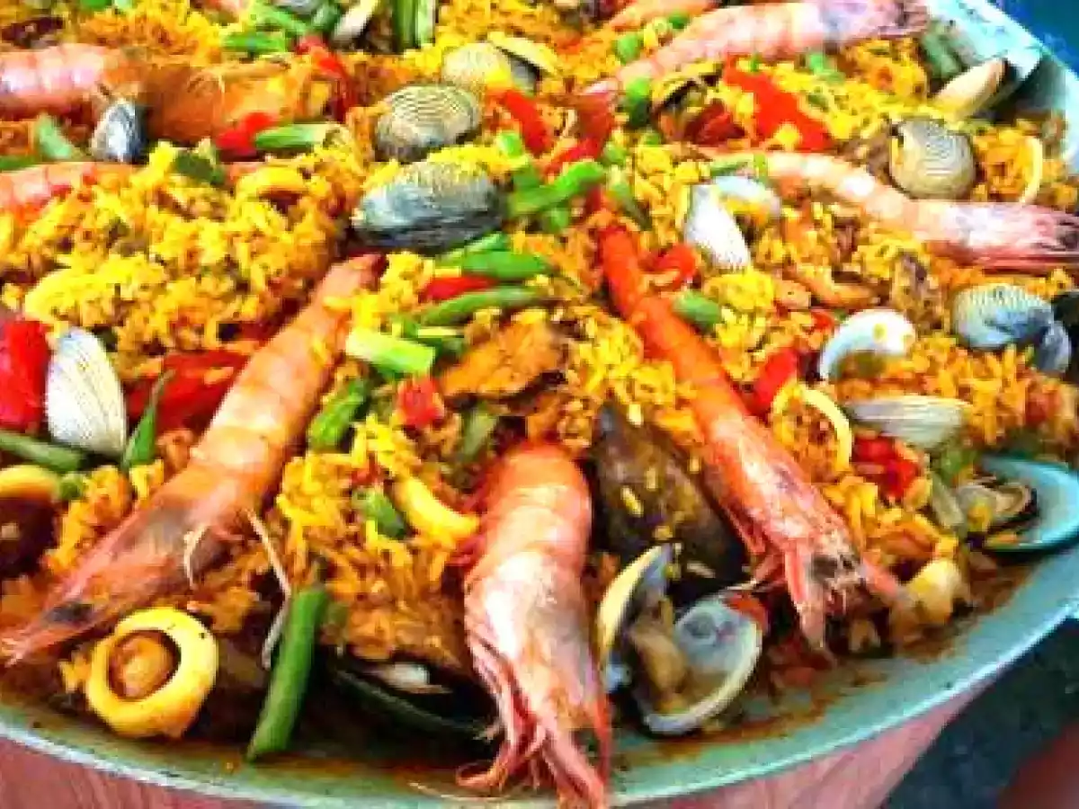Paella para mucha gente