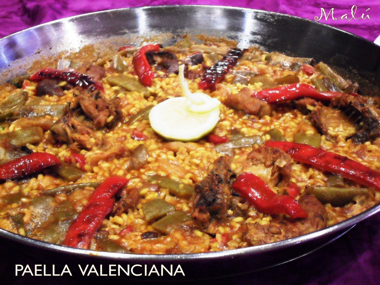 Paella valenciana Receta Petitchef