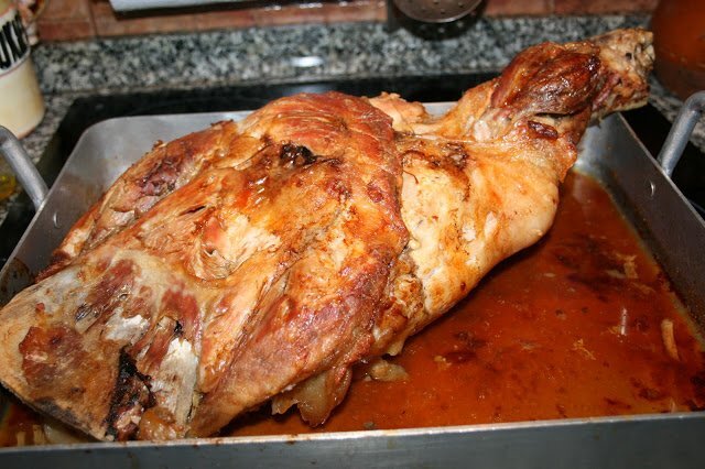 Paleta de cerdo asada - Receta Petitchef