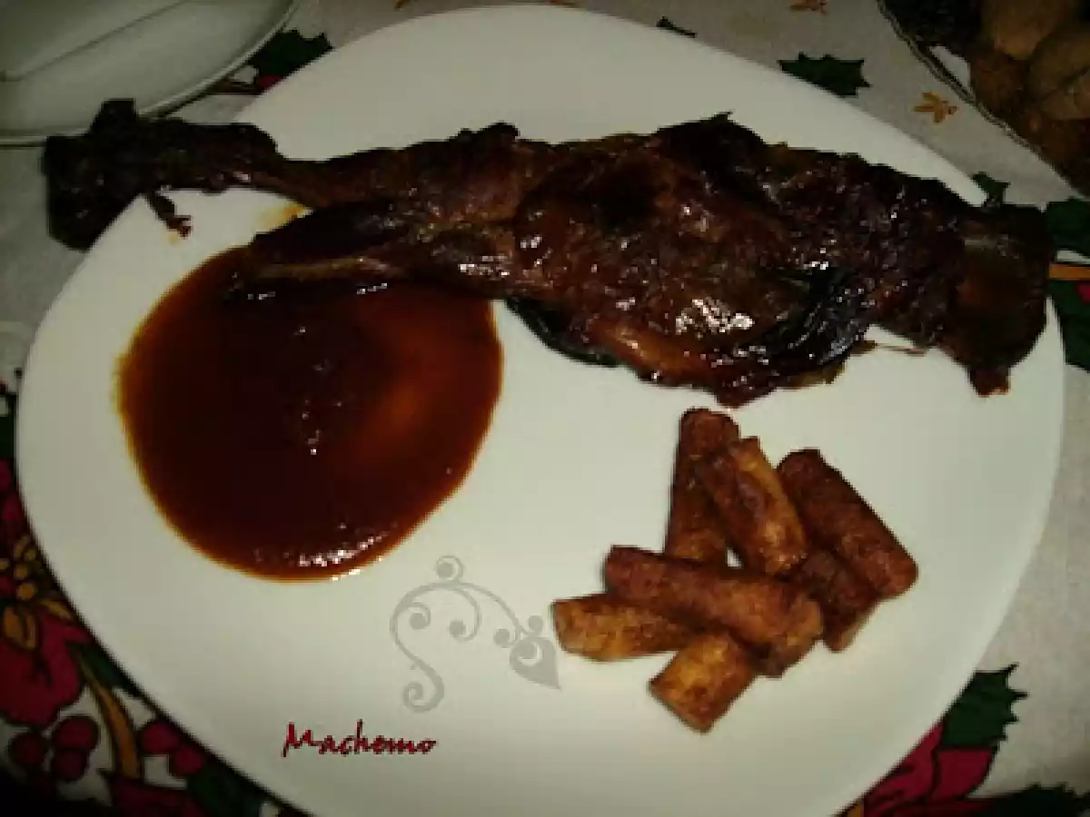 PALETILLA DE CABRITO CON SALSA DE MIEL