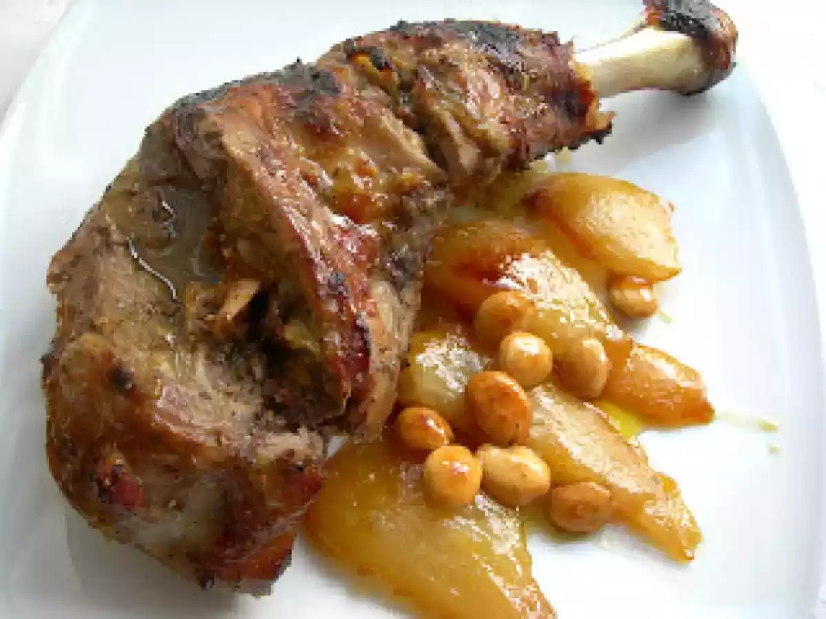 Paletilla de cordero con peras. Paso a paso - foto 2