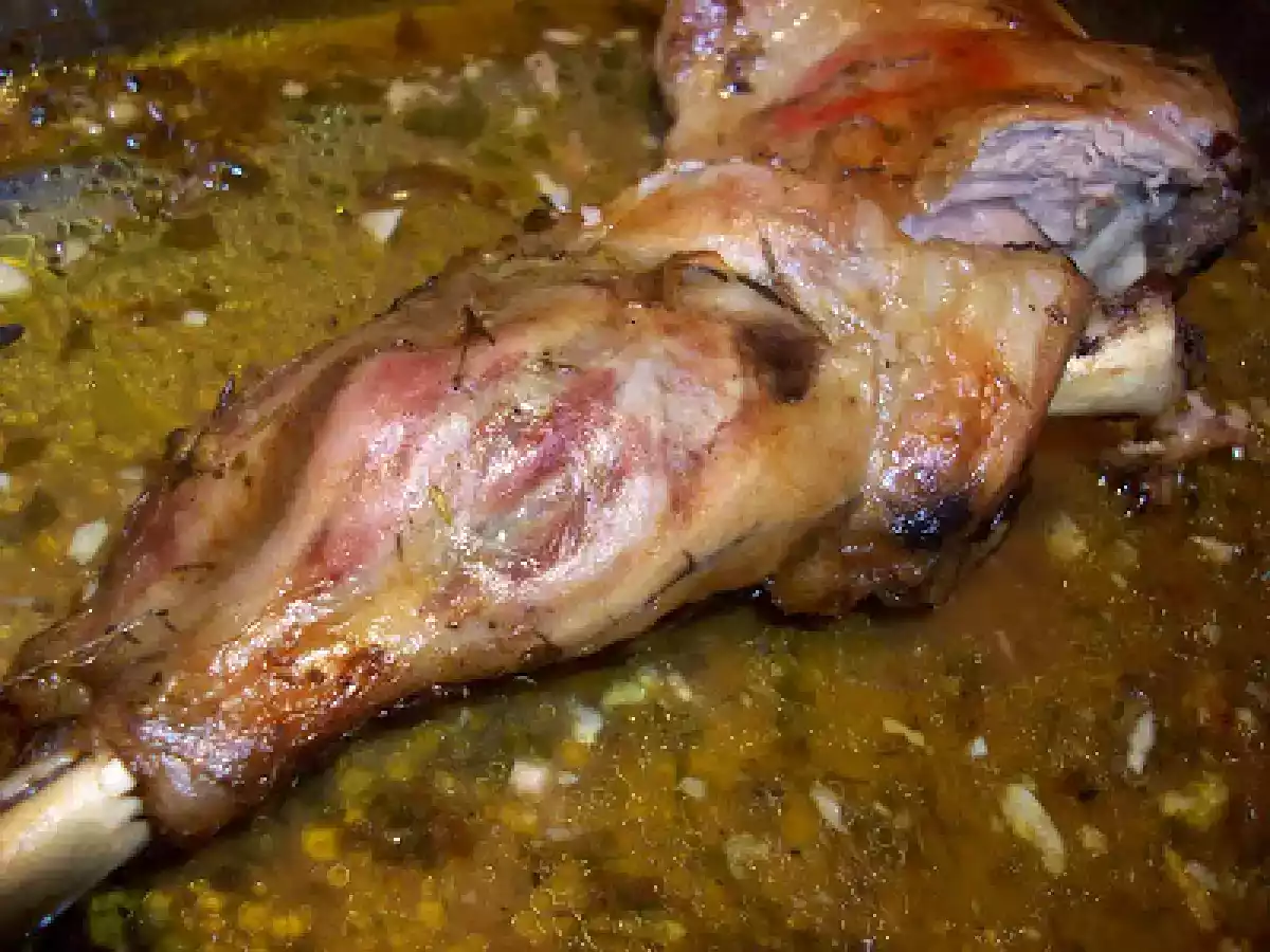 Paletillas de cordero lechal al varoma en Thermomix - foto 2