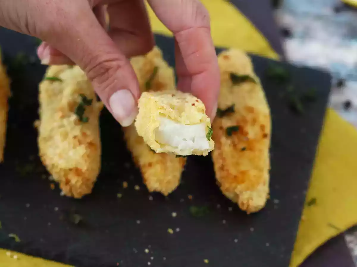 Palitos de pescado caseros en freidora de aire: ¡crujientes, ligeros y fáciles de preparar! - foto 4