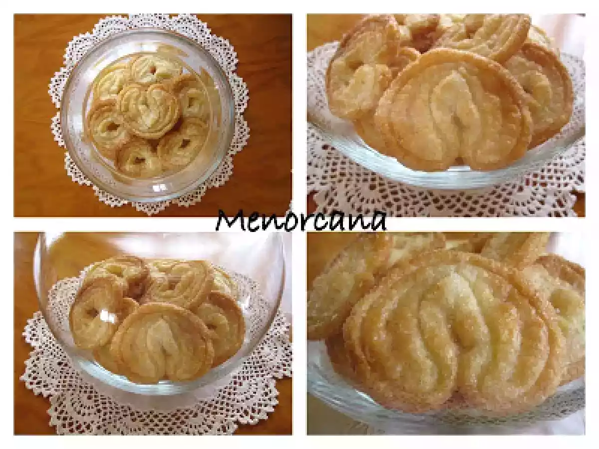 Palmeras de hojaldre de azúcar y chocolate - foto 3