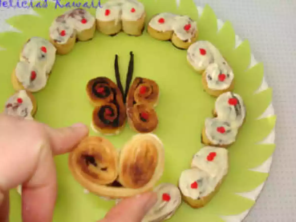 Palmeritas de chocolate blanco - foto 2