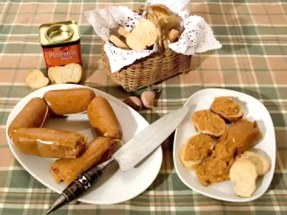 PALMERITAS DE CHORIZO DE TEROR.