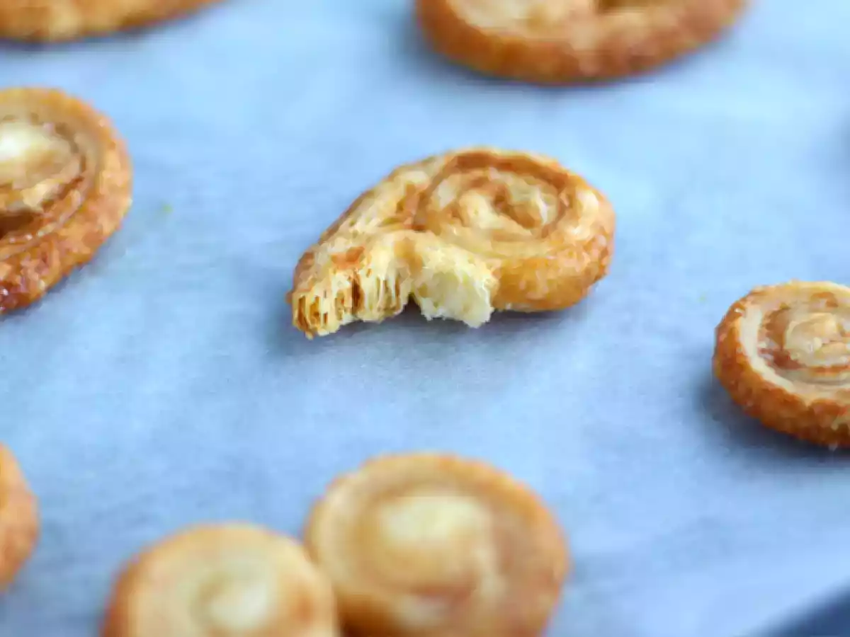 Palmeritas de hojaldre con azúcar - foto 4