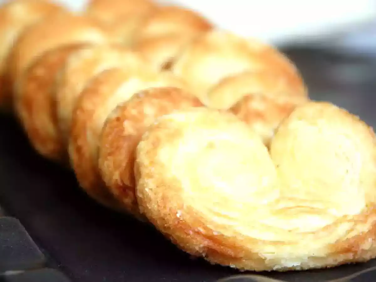 Palmeritas de Hojaldre con masa casera