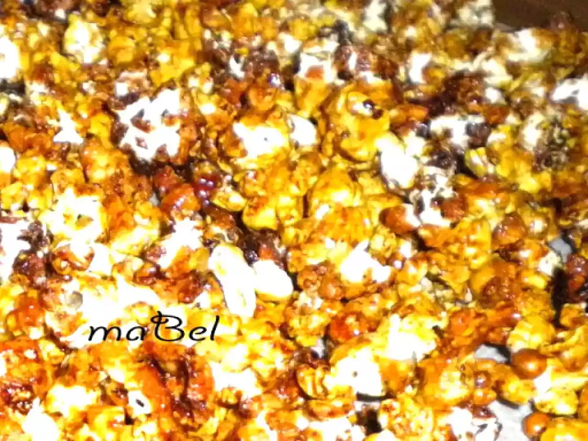 Palomitas caramelizadas - pochoclo - pororo